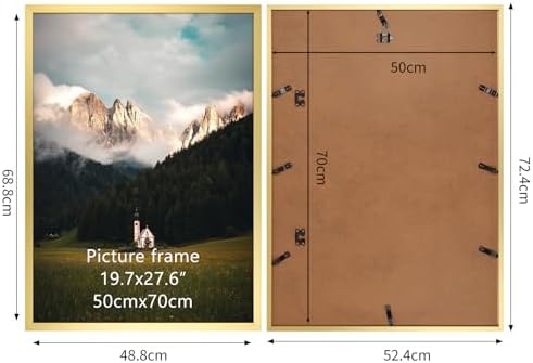 Vue 2 de Giftgarden Cadre Dore