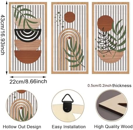 Vue 3 de Yixuan Pieces Sculptures Murales