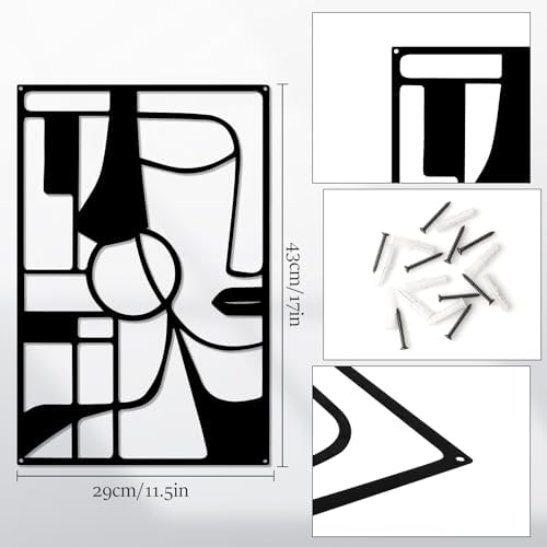 Vue 2 de Yiya Decoration Murale Abstraite