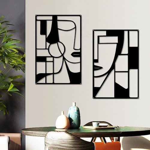 Vue 3 de Yiya Decoration Murale Abstraite