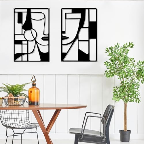 Vue 4 de Yiya Decoration Murale Abstraite