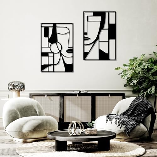 Vue 5 de Yiya Decoration Murale Abstraite