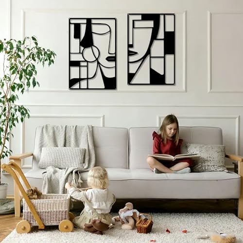 Vue 6 de Yiya Decoration Murale Abstraite