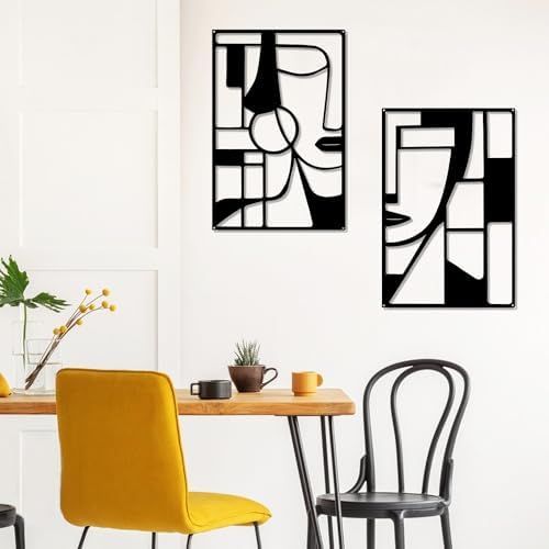 Vue 7 de Yiya Decoration Murale Abstraite