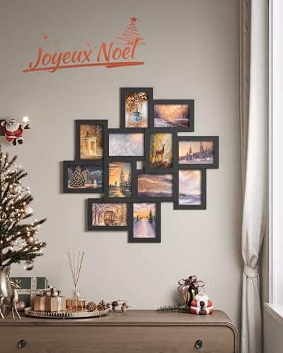 Vue 2 de Songmics Cadres Pelemele Cadres