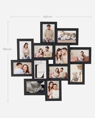 Vue 6 de Songmics Cadres Pelemele Cadres