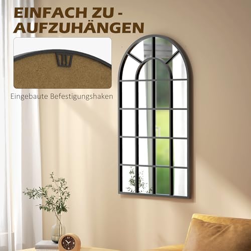 Vue 5 de Homcom Miroir Verriere Arche