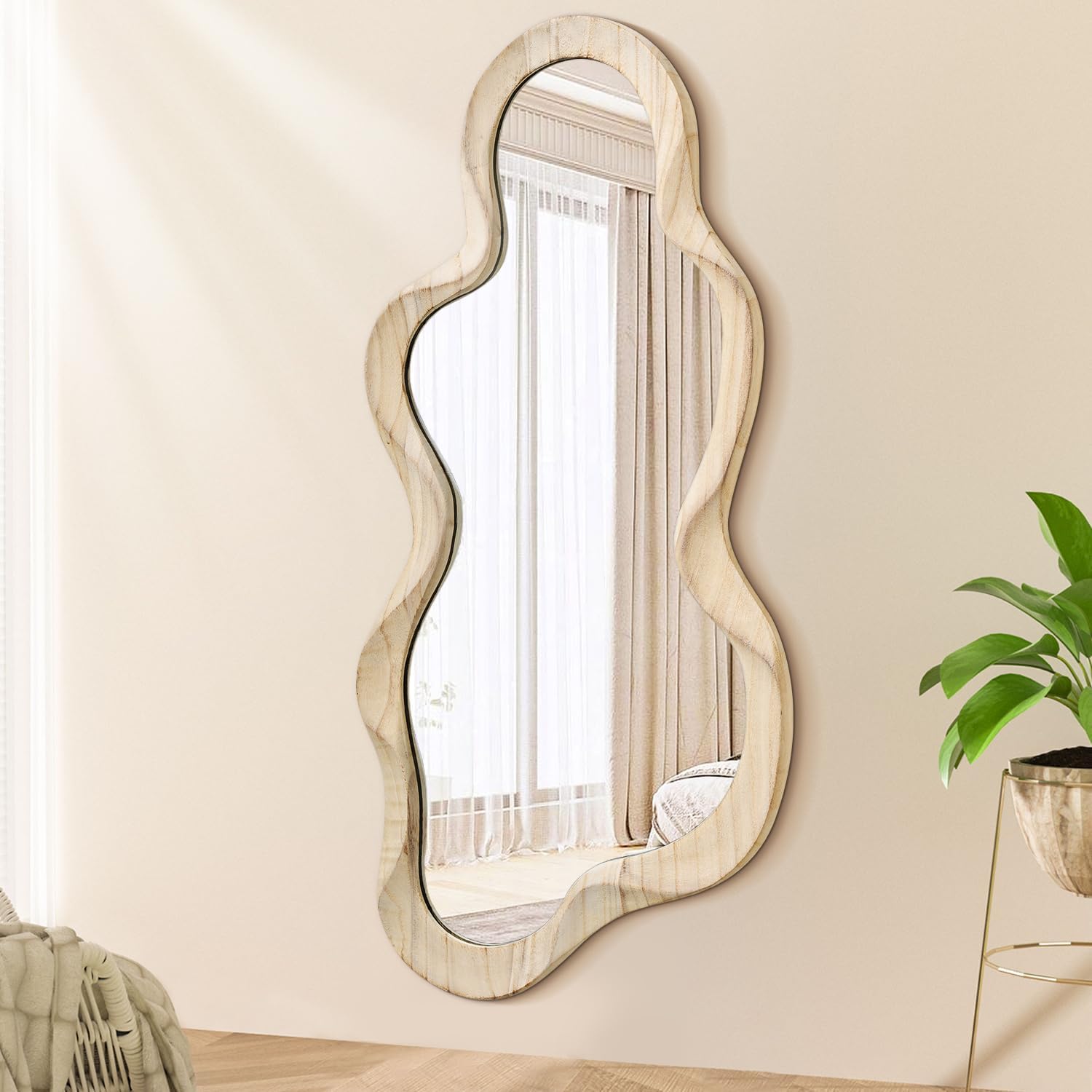 Miroir Mural Asymetrique Et