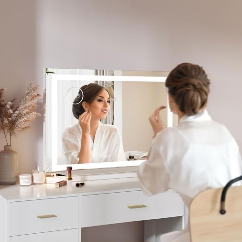 Vue 5 de Dripex Miroir Maquillage Lumineux