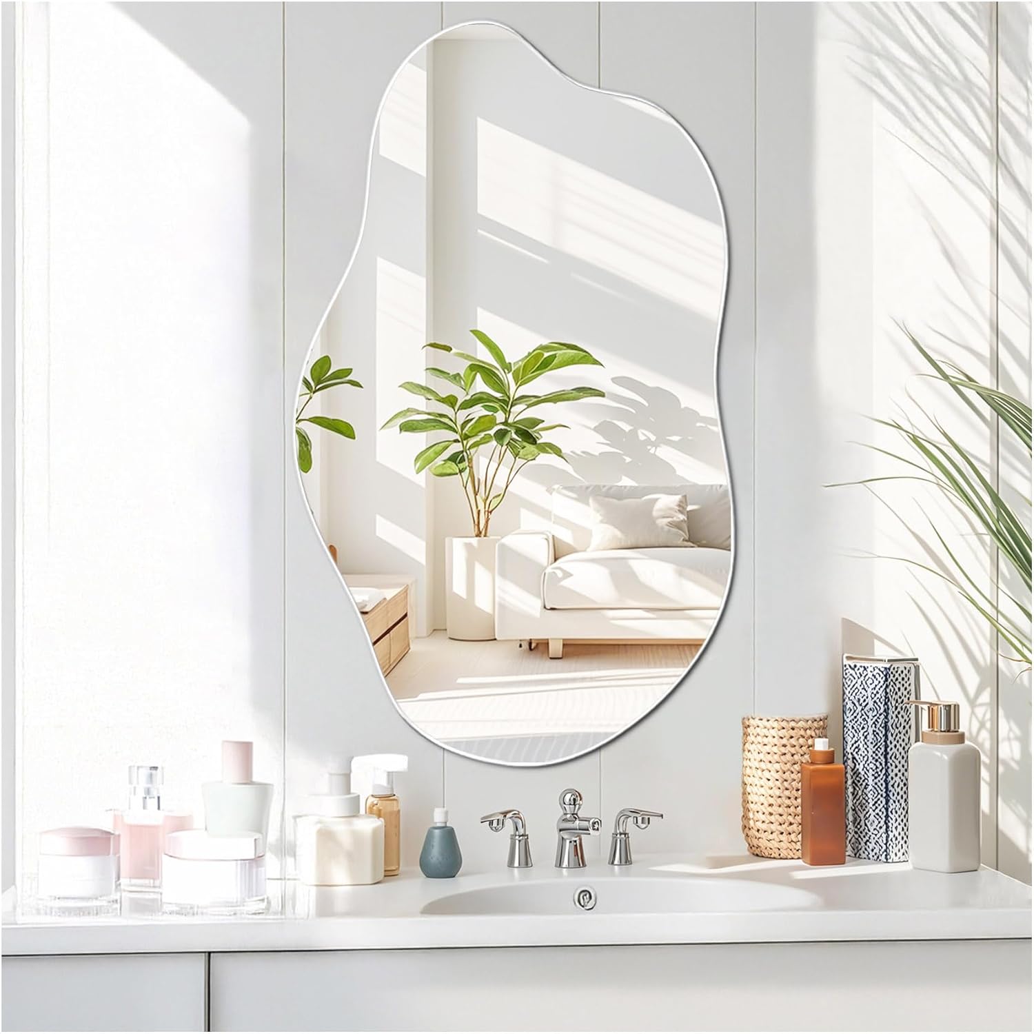 Miroir Asymetrique Miroir Mural