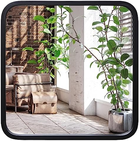 Vue 2 de Americanflat Miroir Carre Mural