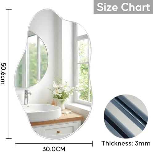 Vue 5 de Miroir Asymetrique Miroir Mural