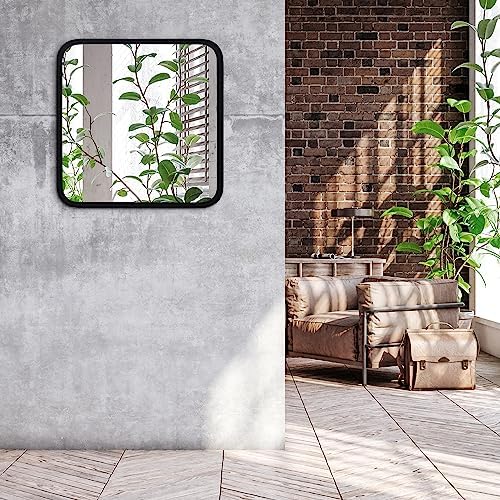 Vue 4 de Americanflat Miroir Carre Mural