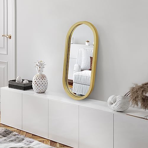 Vue 3 de Americanflat Miroir Mural Ovale