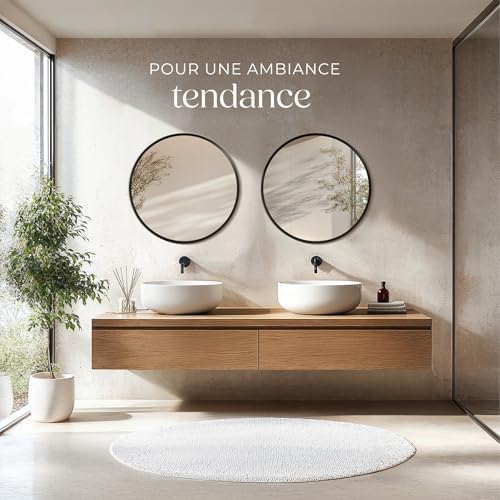 Vue 7 de Tectake Miroir Mural Rond