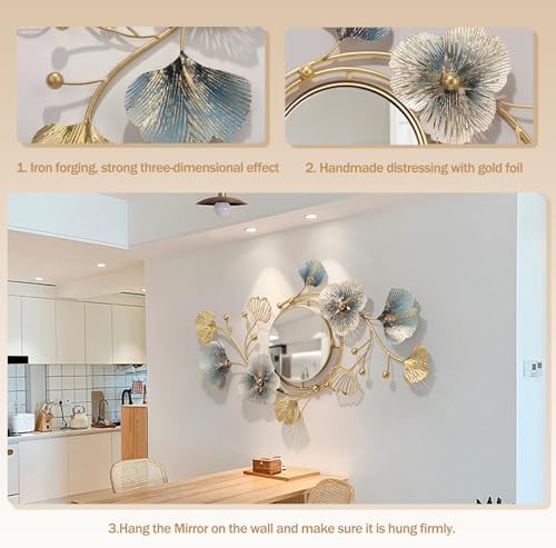 Vue 5 de Grand Miroir Mural Decoration