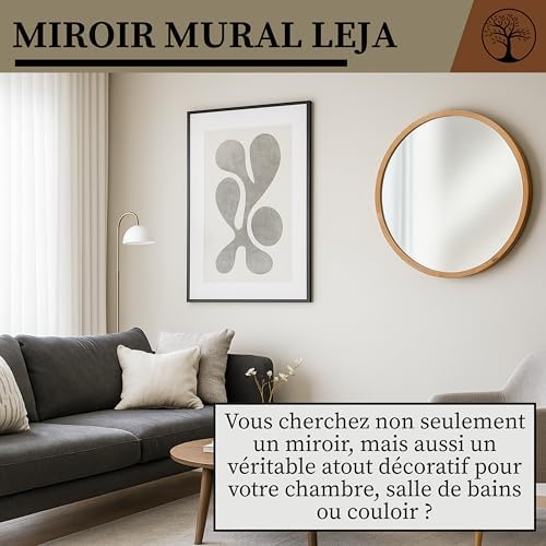 Vue 2 de Leja Miroir Mural Rond