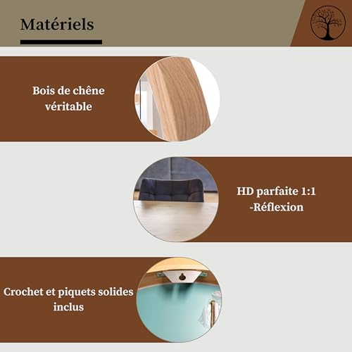 Vue 7 de Leja Miroir Mural Rond