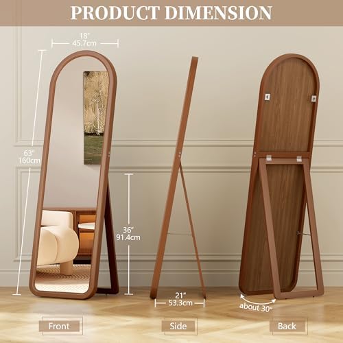 Vue 3 de Lvsomt Miroir Pleine Longueur