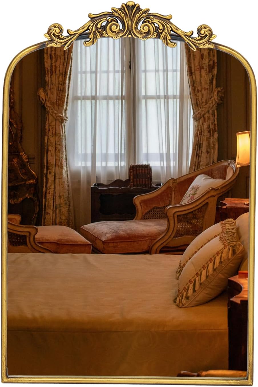 Miroir Baroque Antique Dore