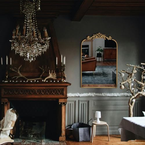 Vue 6 de Miroir Baroque Antique Dore