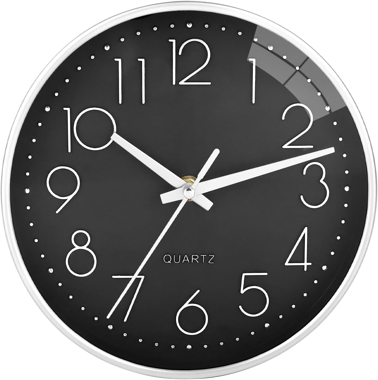 Cm Blanc Moderne Horloge