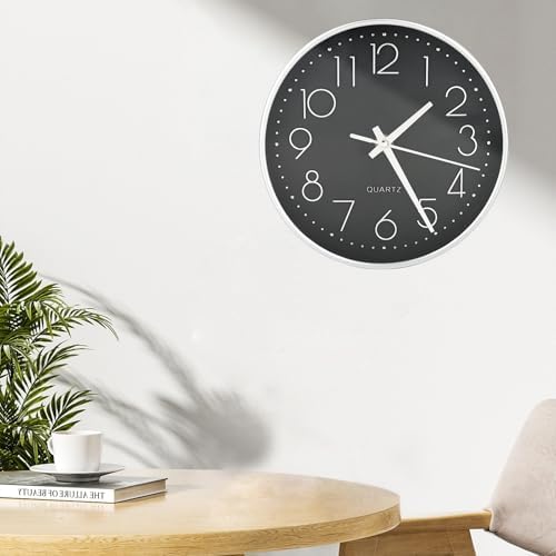 Vue 2 de Cm Blanc Moderne Horloge
