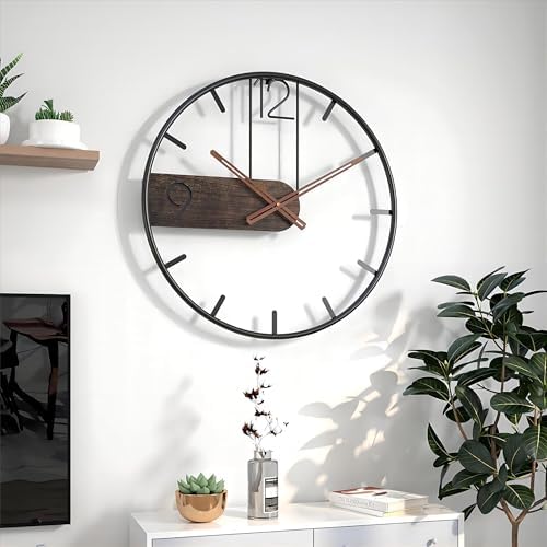 Vue 2 de Horloge Murale Design Moderne