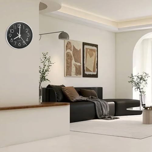 Vue 4 de Cm Blanc Moderne Horloge