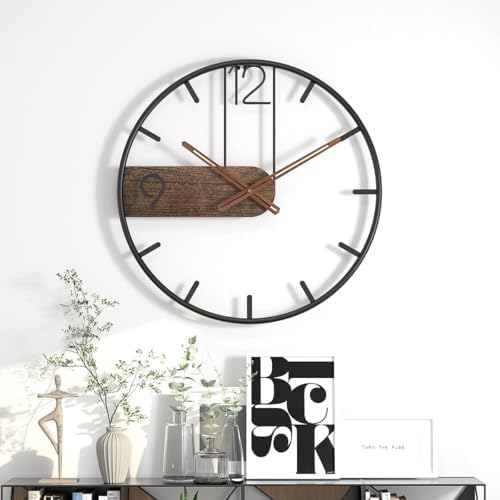 Vue 4 de Horloge Murale Design Moderne