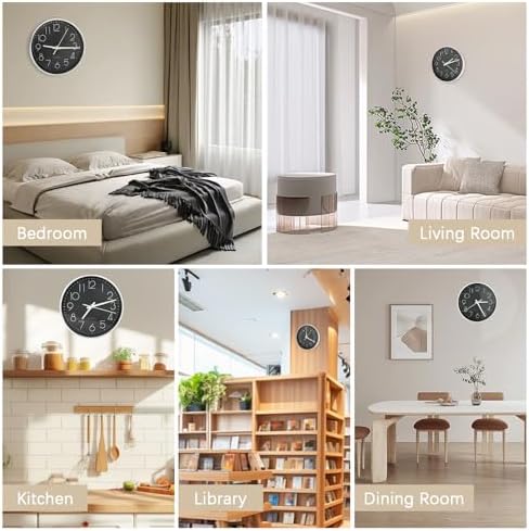 Vue 7 de Cm Blanc Moderne Horloge