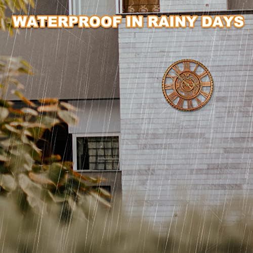 Vue 4 de Horloge Murale Dexterieur Cm