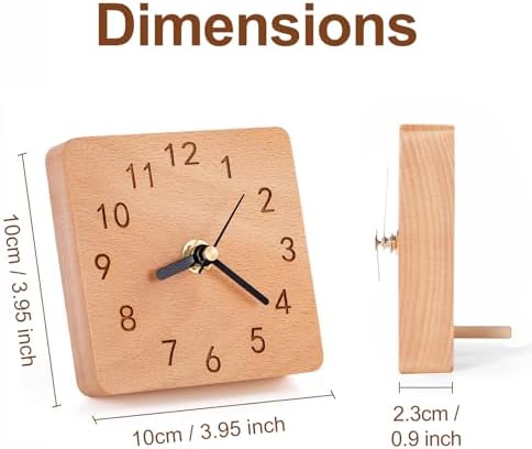 Vue 2 de Horloge De Bureau Decorative