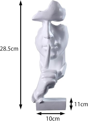 Vue 3 de Decoration Dinterieur Blanche Statue