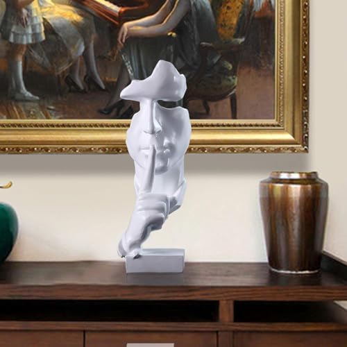 Vue 6 de Decoration Dinterieur Blanche Statue