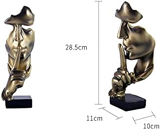 Vue 2 de Silence Is Golden Sculpture