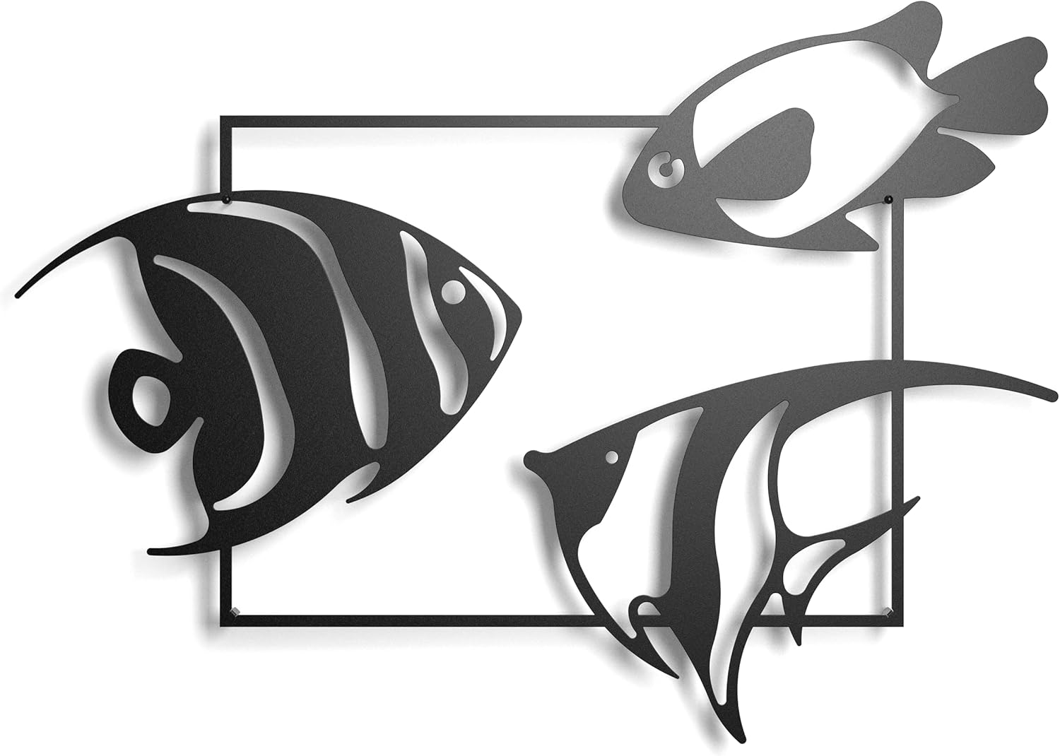 Sculpture Murale Flottante En