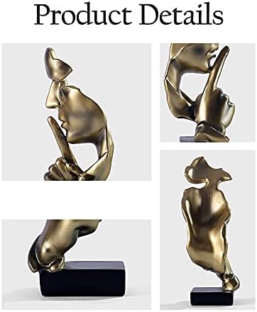 Vue 3 de Silence Is Golden Sculpture