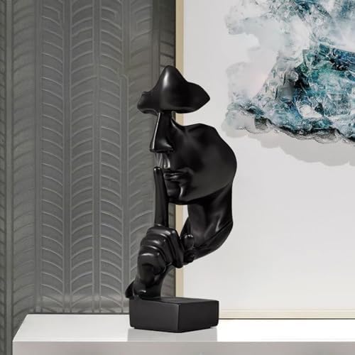 Vue 4 de Sculpture Decorative Moderne Silence