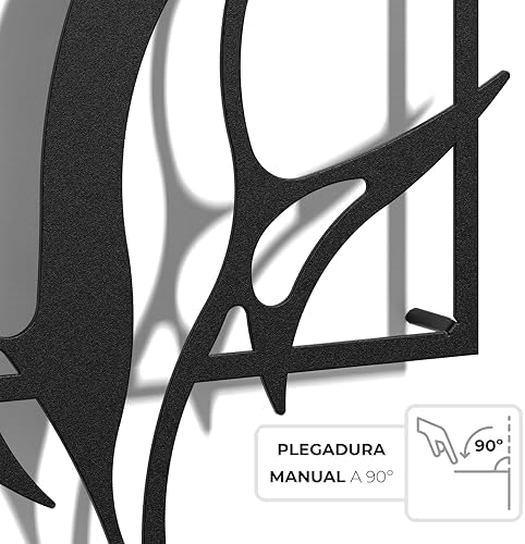 Vue 5 de Sculpture Murale Flottante En