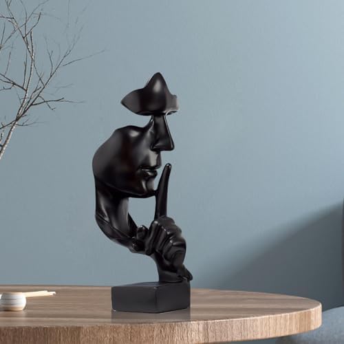 Vue 7 de Sculpture Decorative Moderne Silence