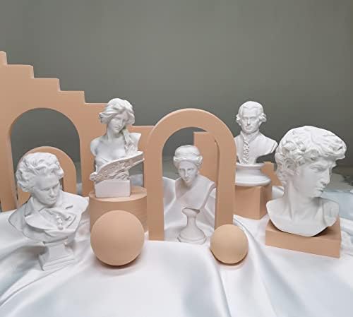 Vue 6 de Buste De Davidstatues Decoratives