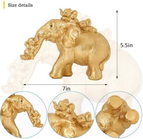 Vue 2 de Statue Elephant Elephant Decoration