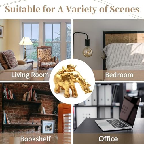 Vue 6 de Statue Elephant Elephant Decoration