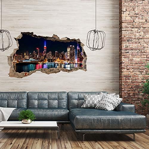 Vue 2 de Sticker Mural Pour