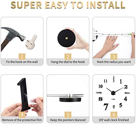 Vue 3 de Soledi Pendule Murale Design