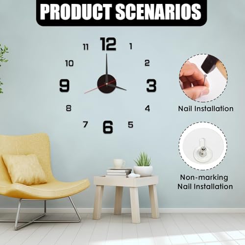 Vue 4 de Grande Horloge Murale