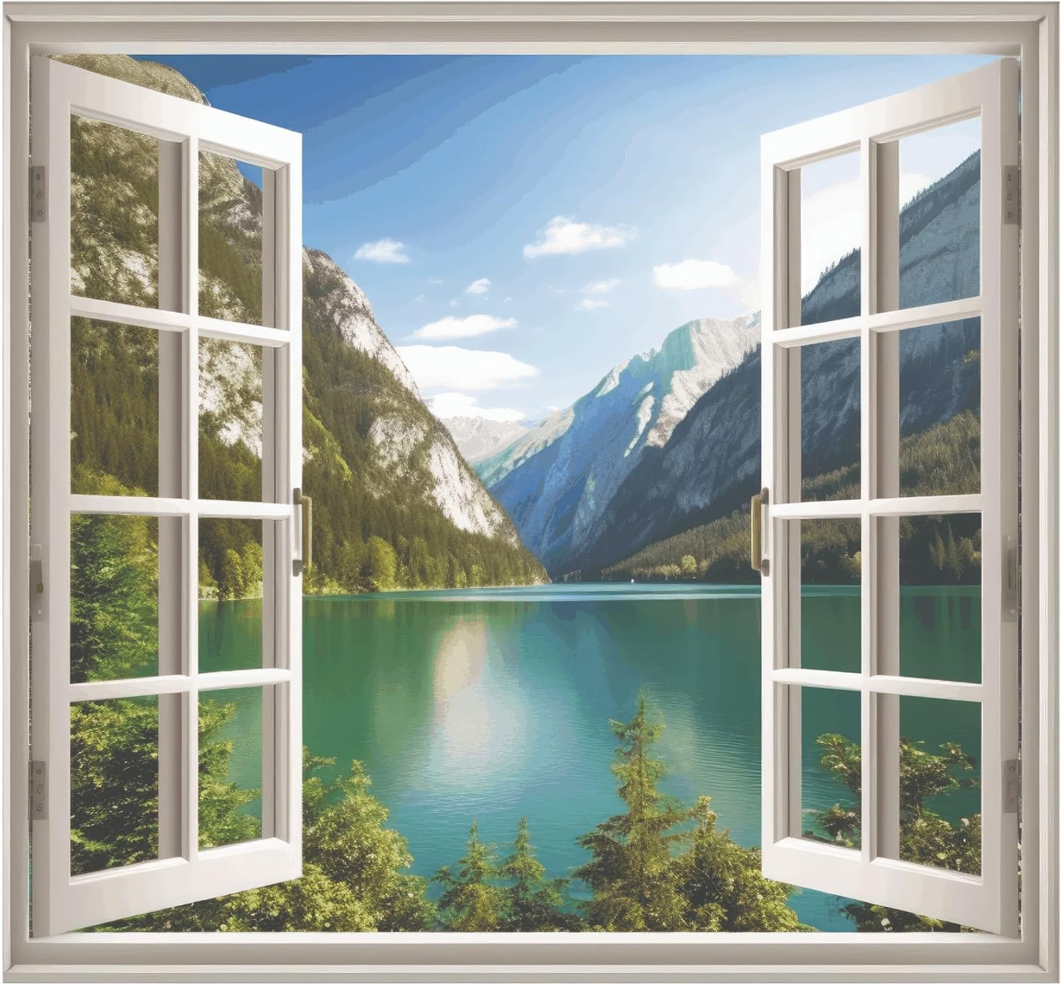 Sticker Trompe Loeil Fenetre