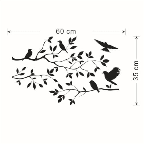 Vue 2 de Stonges Arbre Branches Oiseaux