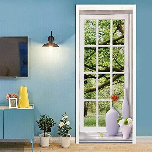 Vue 4 de Sticker Porte Trompe